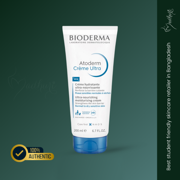 Bioderma Atoderm Ultra-nourishing Moisturising Cream Normal to Dry Sensitive Skin (200ml)