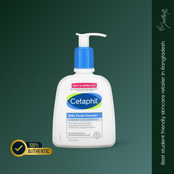 Cetaphil Daily Facial Cleanser Combination to Oily Sensitive Skin (237ml)