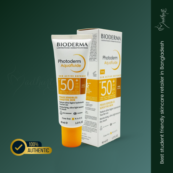 Bioderma Atoderm Aquafluide Sun Active Defence SPF 50+ Golden (40ml)