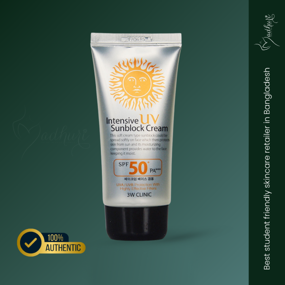 3W Clinic Intensive UV Sunblock Cream SPF 50+ PA+++ (70ml)