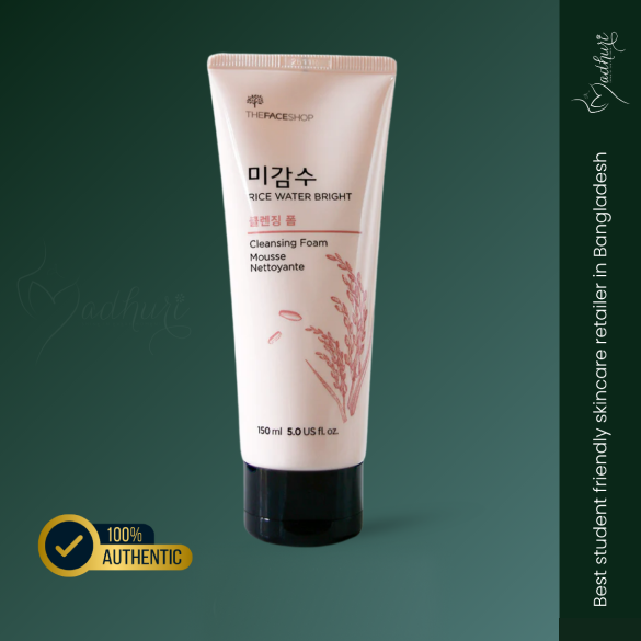 The Face Shop Rice Water Bright Foaming Cleanser (150ml)