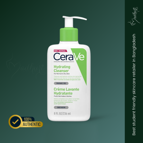 CeraVe Hydrating Cleanser for Normal to Dry Skin (236ml)